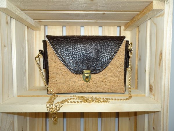 sac simili croco et liège