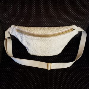 sac banane moumoute blanche
