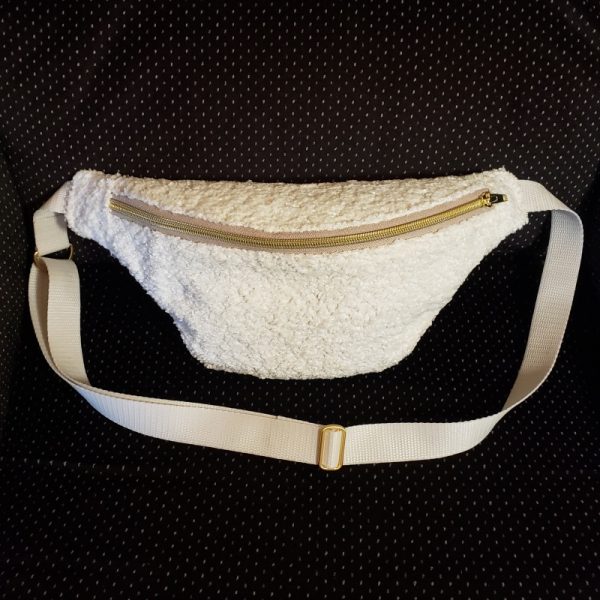 sac banane moumoute blanche