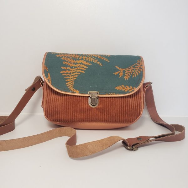 Sac besace Fougère