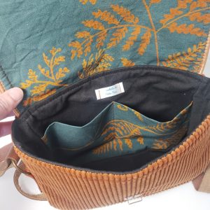 Sac besace Fougère