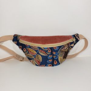 banane Jacquard bleue, rose