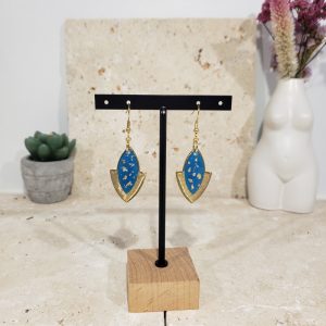 boucles bleues, dorées