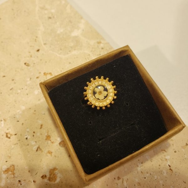bague soleil, fleur - Image 3