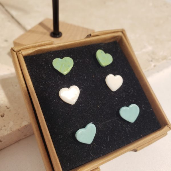 puces d'oreilles cœur