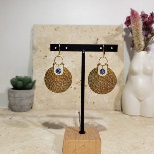 créoles martelées, régalites bleues