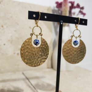 créoles martelées, régalites bleues