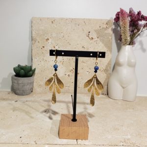 Laiton brut et perles