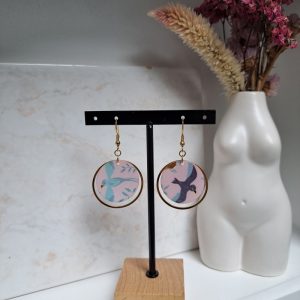 boucles d’oreilles oiseaux