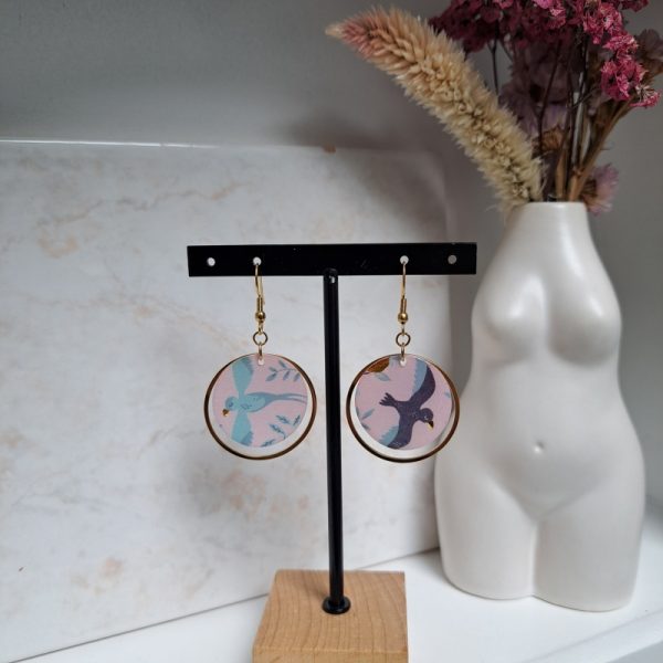 boucles d'oreilles oiseaux - Image 2
