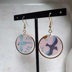 boucles d’oreilles oiseaux