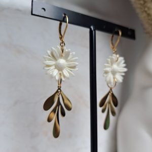 Boucles d’oreilles Marguerites
