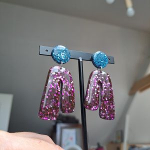 Boucles d’oreilles paillettes