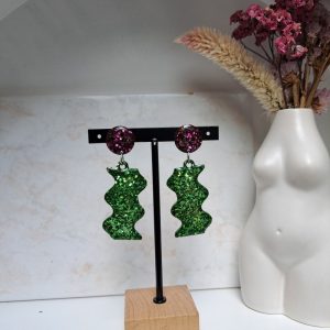 Boucles d’oreilles paillettes