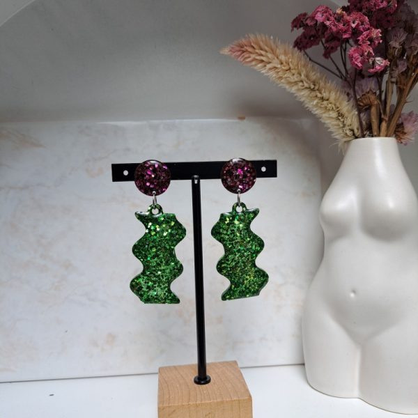 Boucles d'oreilles paillettes