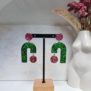 Boucles d’oreilles paillettes