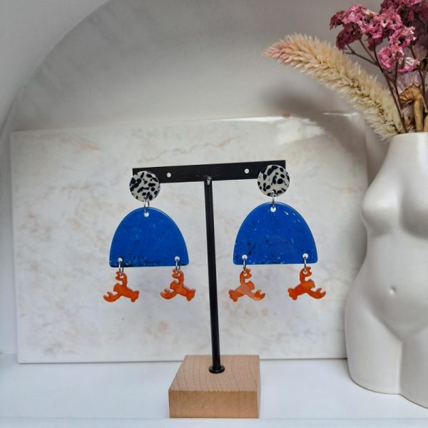 boucles d'oreilles homards