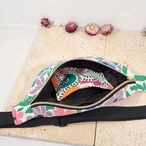 Banane fleurs abstraites