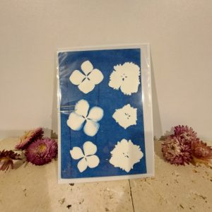 carte Hortensia avec enveloppe