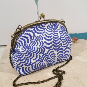 sac bleu inspiration vintage