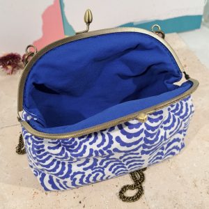 sac bleu inspiration vintage