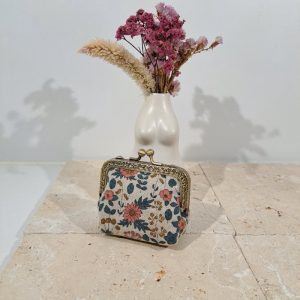 bourse fleurie vintage