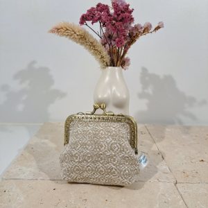 bourse beige vintage