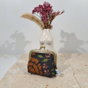 bourse fleur vintage