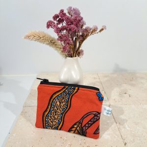 porte monnaie orange