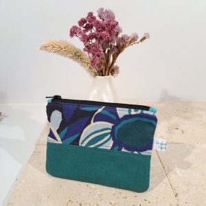 porte monnaie vert et bleu
